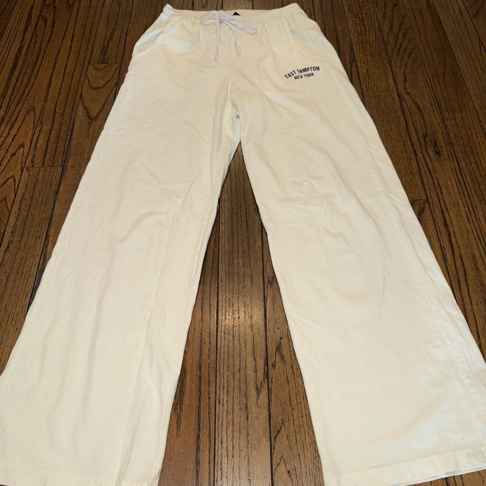 Spirit Women's Small Wide Leg Lightweight East Hampton, New York Branded Pants